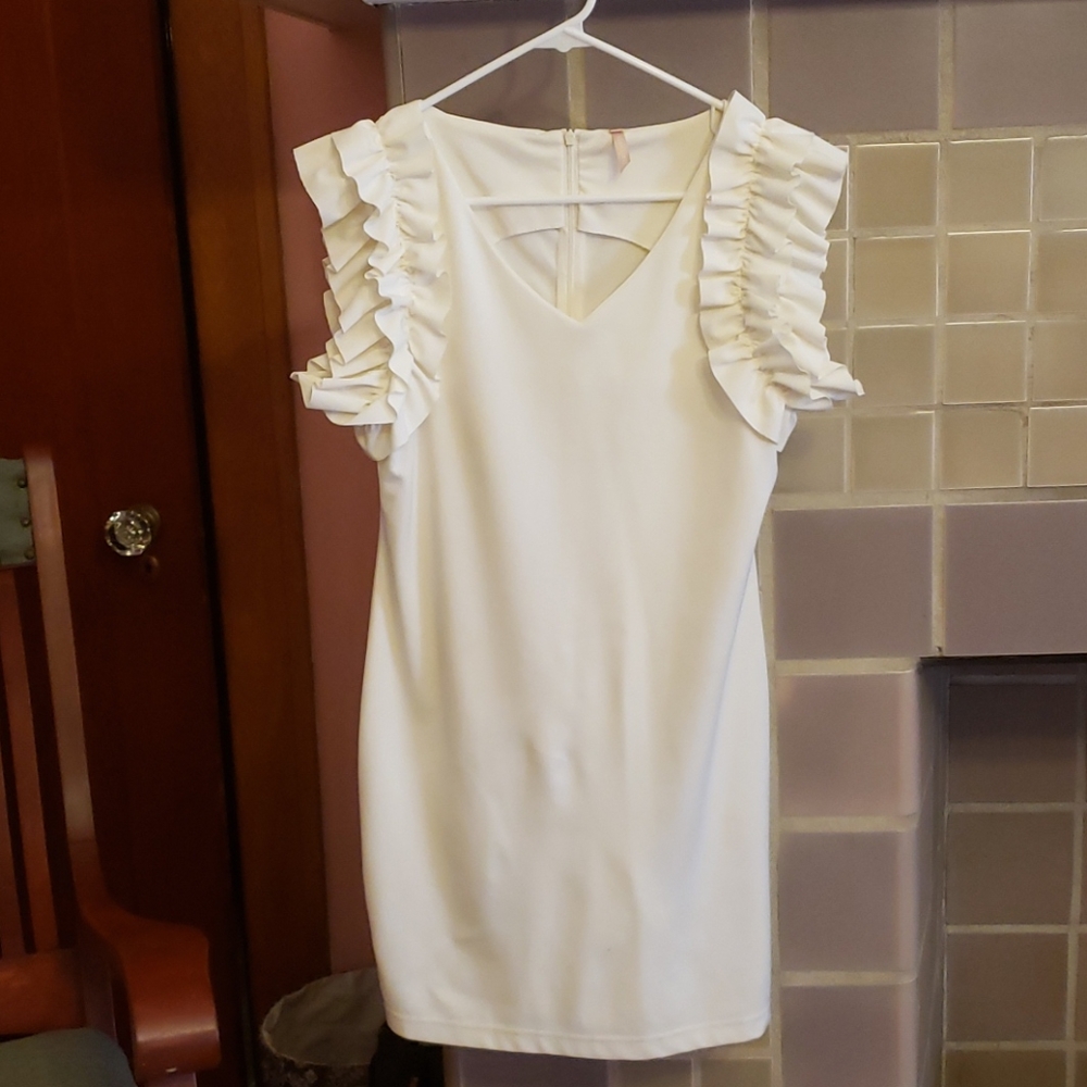 Size large ivory vera Lucci dress